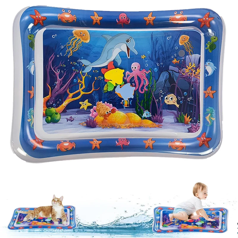 NLAIKE Tapis Sensoriel Aquatique Pliant – 2 Pièces pour Animaux
