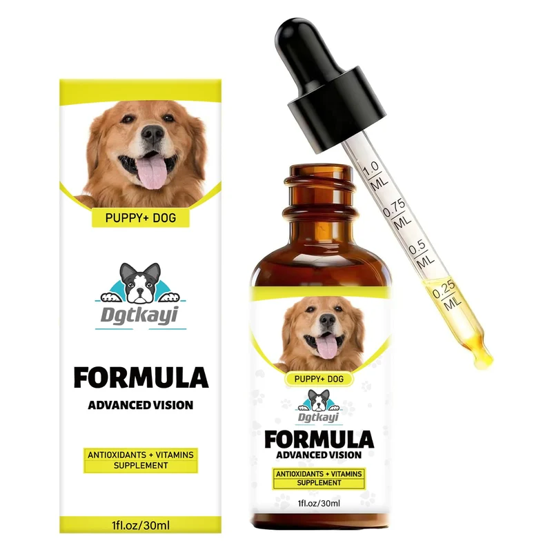 Dgtkayi Advanced Vision Formula pour Chiens – Gouttes Vision et Clarté (30 ml)