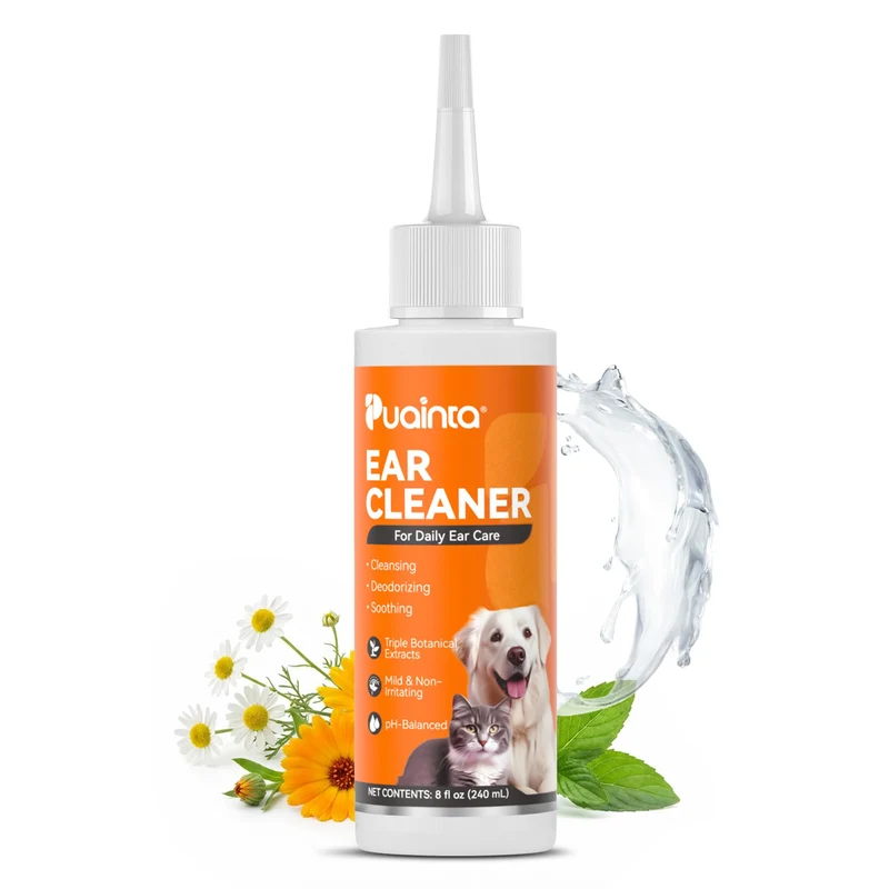 PUAINTA Solution Nettoyante Oreilles Sans Alcool – Argent Quantique & Hamamélis (237 ml)