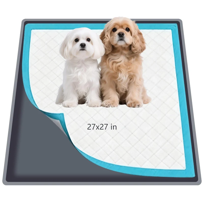 ondware Tapis-pipi Silicone pour Chien 27x27 – Plateau Anti-Fuite et Anti-Dérapant