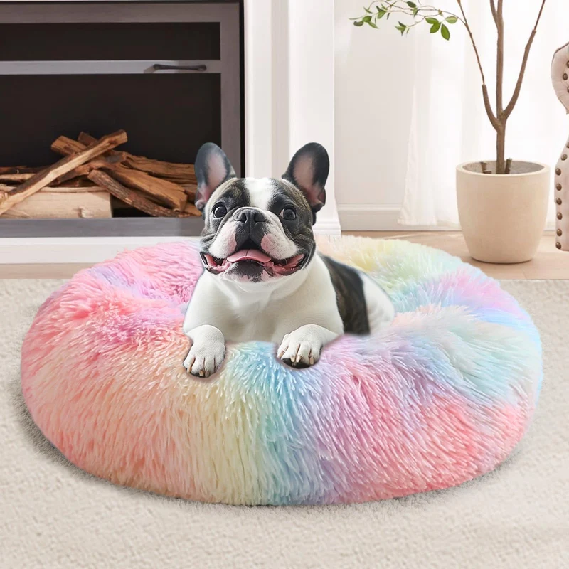 JOLLYVOGUE Lit Donut Apaisant – 20 pouces pour Chaton et Chiot