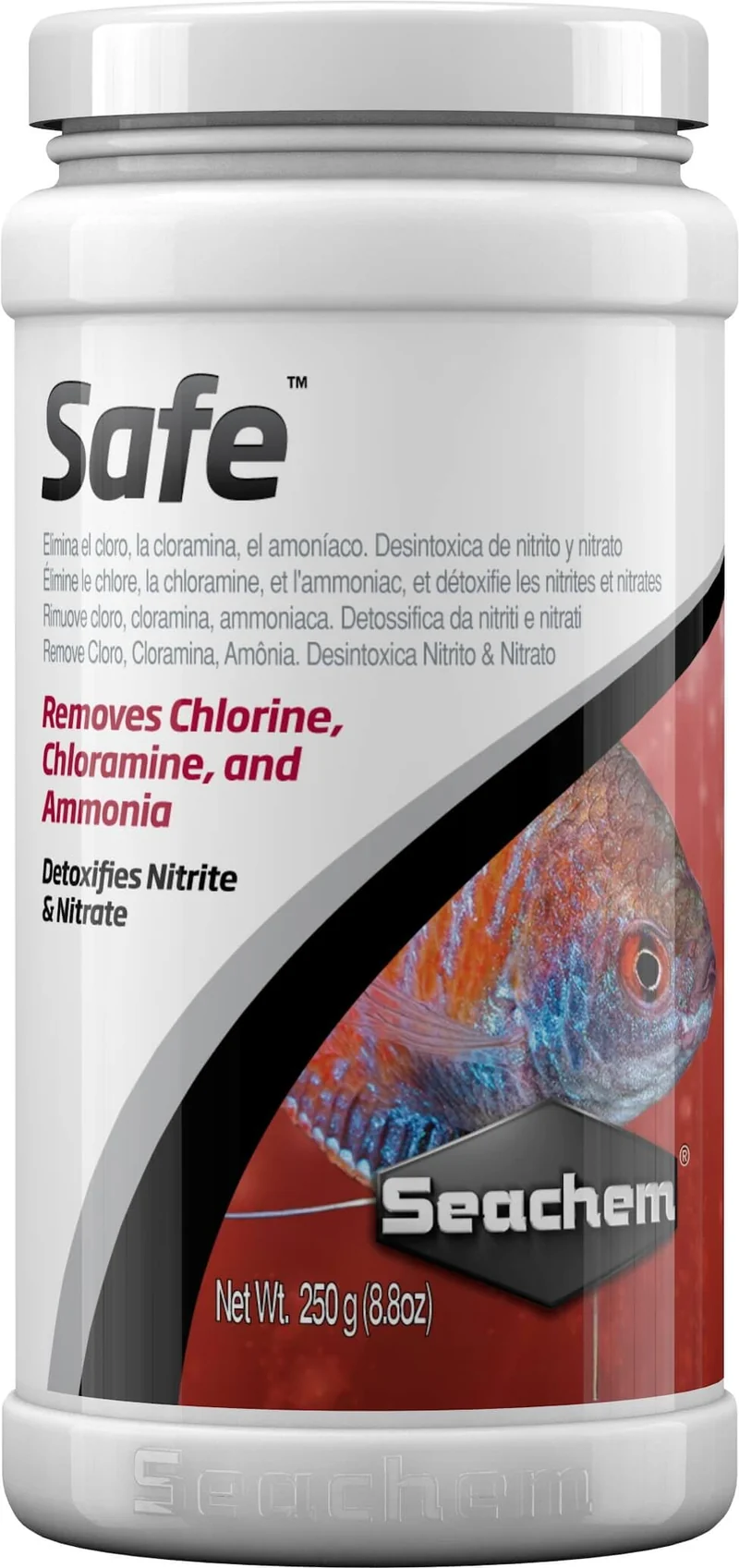 Safe™ – Conditionneur sec complet pour eau douce et eau marine | Seachem 250 g