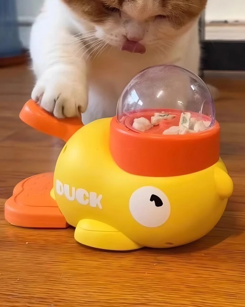 TianfuSpanda - Distributeur puzzle canard pour chats et chiens
