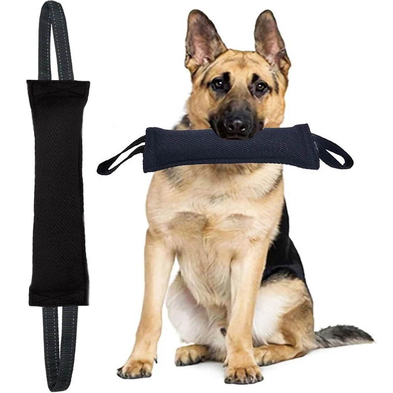 Clysoru Tir à la corde: Jouet chien à 2 poignées robustes et coutures durables