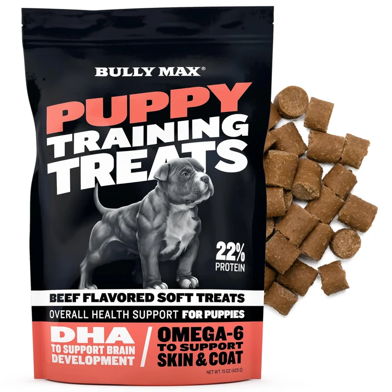 Bully Max Friandises d'entraînement pour chiots – Douces, DHA et soutien articulaire