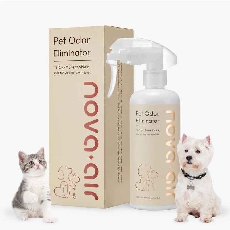 Nova-air Désodorisant Sans Parfum pour Animaux – Élimination des Odeurs (10,1 onces liquides)