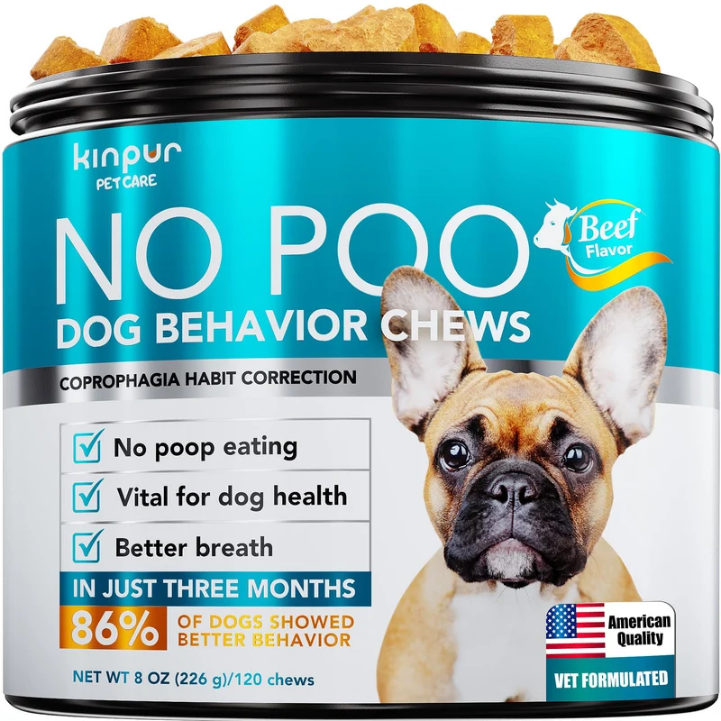 Kinpur Pet Care – Friandises molles pour chiens avec probiotiques et enzymes digestives | Santé peau, digestion et immunité (120)