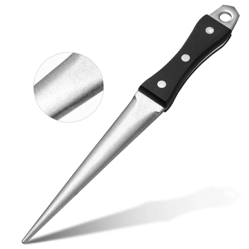 DICAFU Aiguiseur Couteau Sabot 10'' – Outil Maréchal-Ferrant Manche Bois Ergonomique