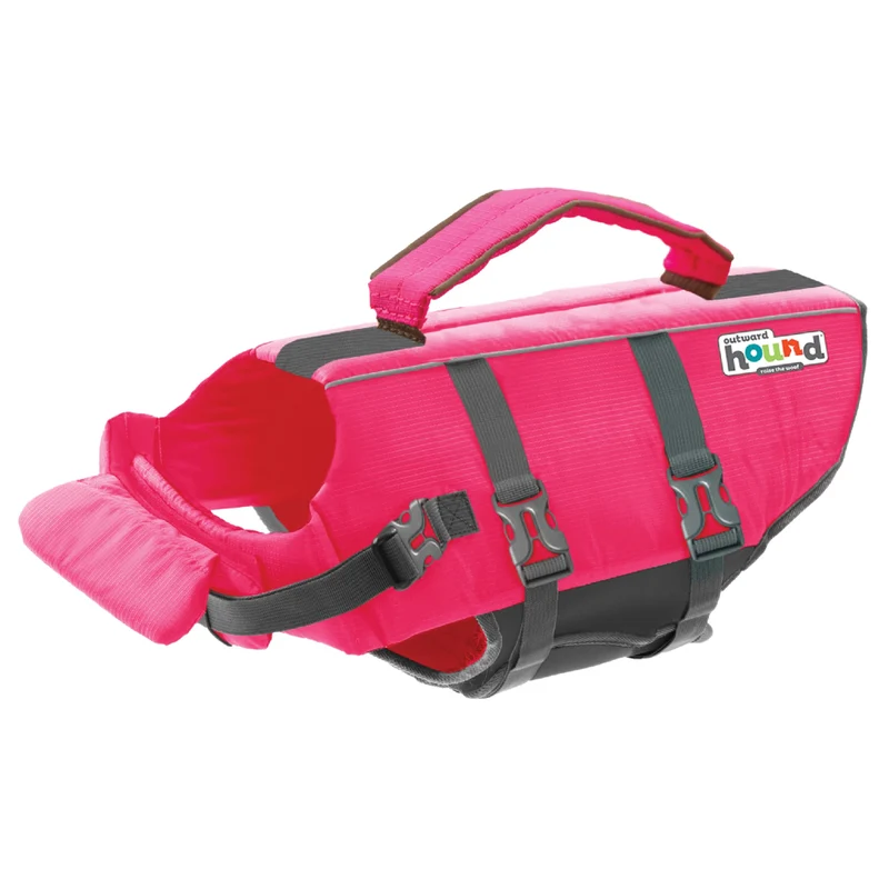 Outward Hound Granby Splash Rose – Gilet de Sauvetage pour Chien XS