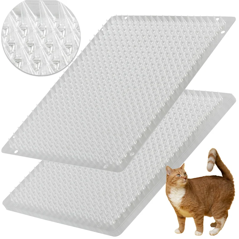 BYTEBAY 12 pièces Tapis répulsifs pour Chats et Chiens – Usage intérieur/extérieur, 16 x 13 pouces