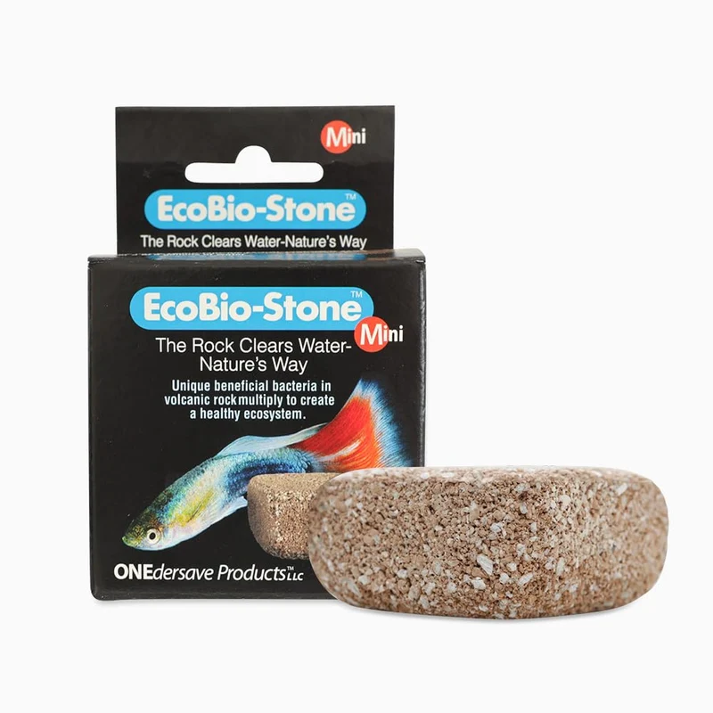EcoBio-Stone Mini : Pierre d'aquarium pour clarification naturelle et réduction des odeurs - EcoBio-Block