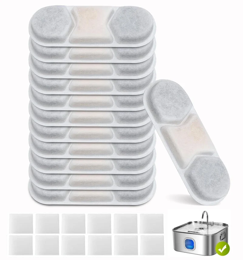 OUPUSES – 12 filtres pour Fontaine WF120 (410 oz / 3,2 gal / 12 L)