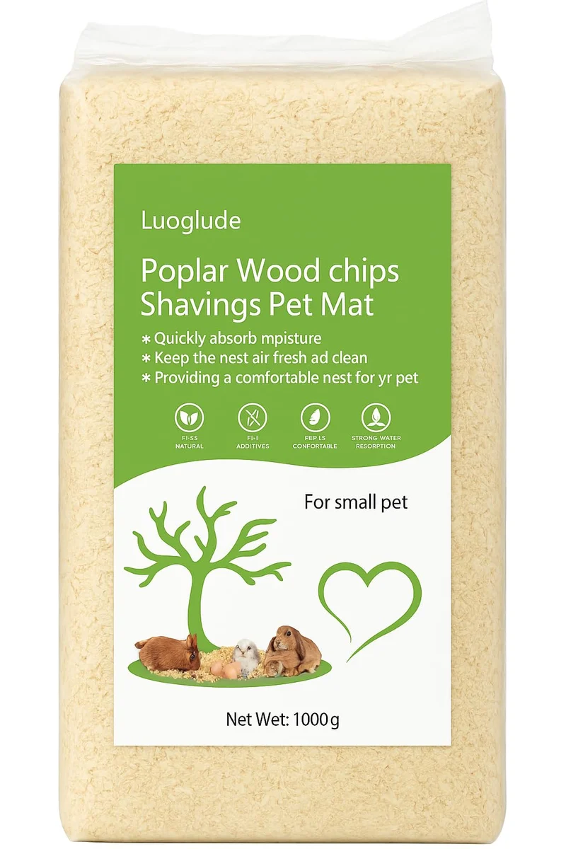Luoglude - Literie naturelle pour petits animaux (35oz) – Faible poussière