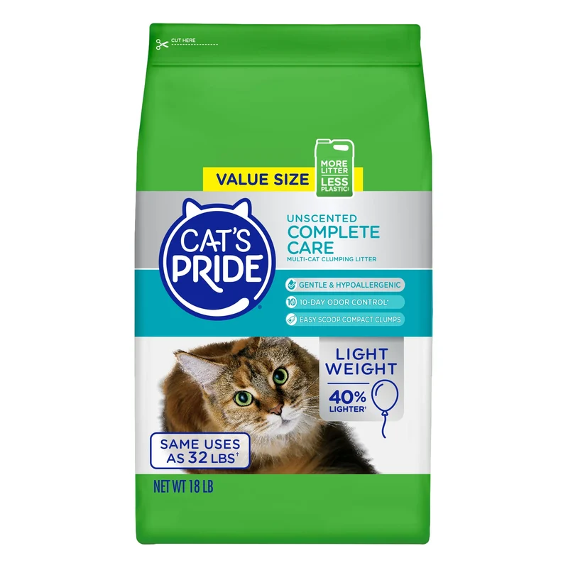 Cat's Pride Complete Care – Litière Sans Parfum 18 lb