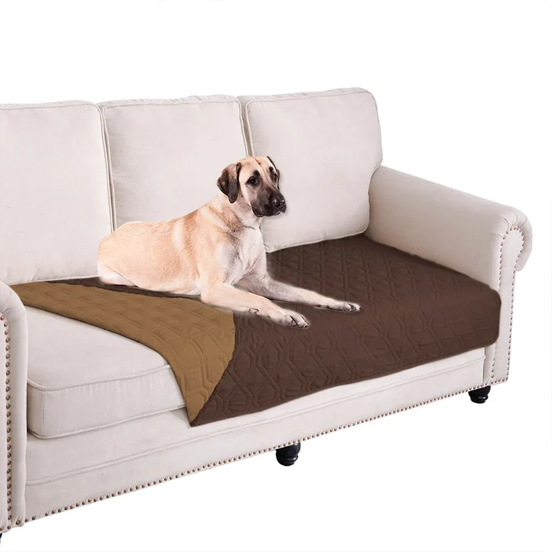Ameritex Housse Imperméable Réversible pour Canapé et Lit – Tailles Variées et Lavable