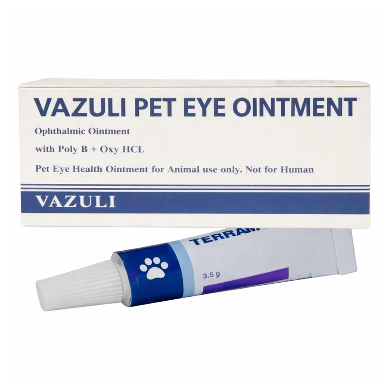 Vazuli Crème Yeux pour Animaux – Soin Externe Non Médicamenteux, Tube 3,5 g