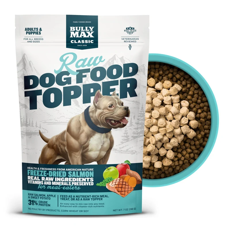 Bully Max Toppers Saumon – Suppléments Alimentaires Séchés pour Chiens et Chiots