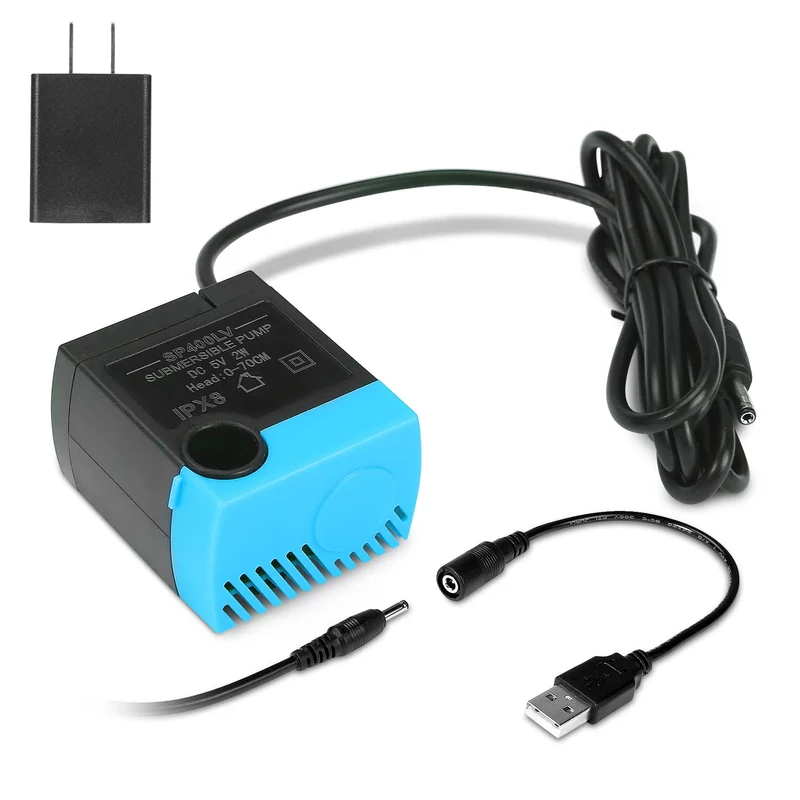 SANKLEV SP-400LV: Pompe pour Fontaine à Chat — USB, Silencieuse et Compatible avec Divers Modèles
