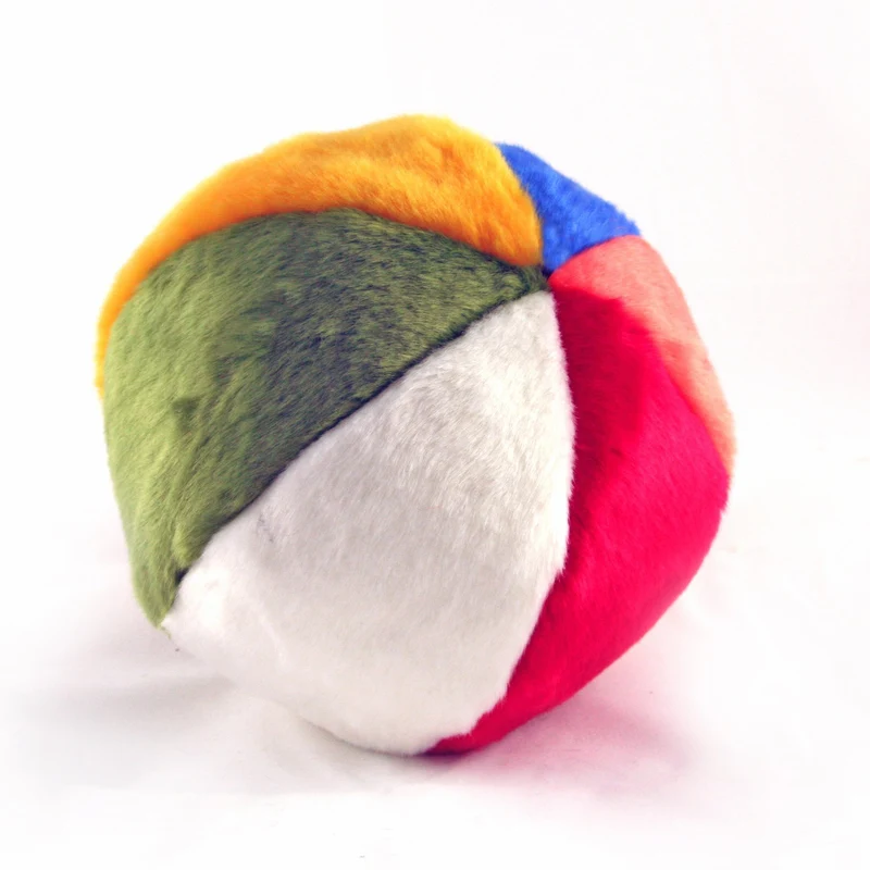 Fluff & Tuff Ballon Plage 7 po – Jouet chien ultra-peluche et durable