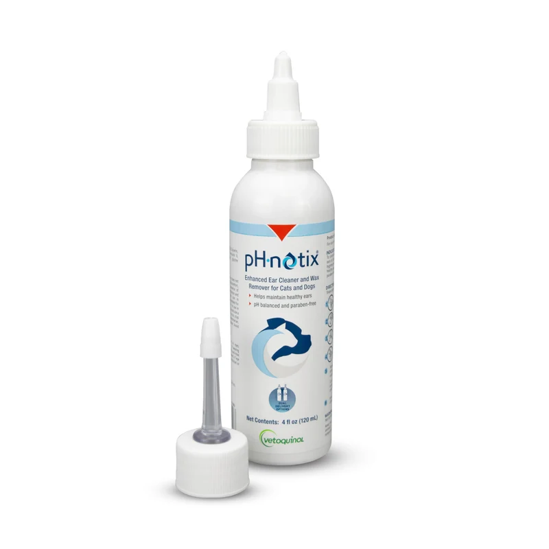 Vetoquinol pH•notix Nettoyeur d'oreilles – Formule équilibrée pour chiens et chats