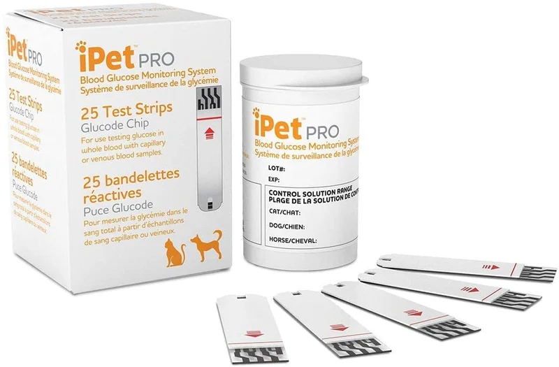 UltiCare iPet PRO – Bandelettes de glycémie pour animaux, 25 tests