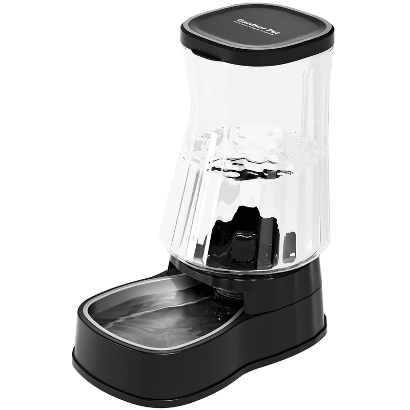 Gardner Pet Distributeur d'Eau Gravité pour Animaux – 1,6 Gal, Inox 304, Sans BPA