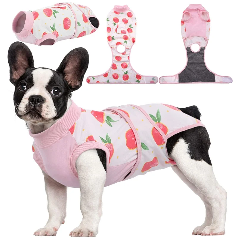 Kuoser Recovery Suit pour chiens et chats — Vêtement post-chirurgie et alternative au cône