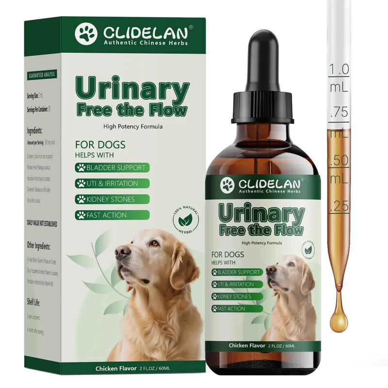 Clidelan – Dissolvant de calculs urinaires pour chiens – Soutien naturel et prévention des pierres