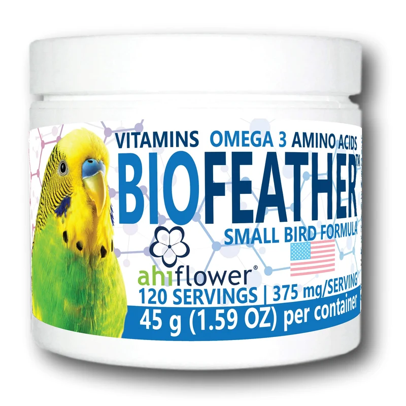 Equa Holistics BIOFeather™ – Croissance des plumes pour perroquets, formule naturelle