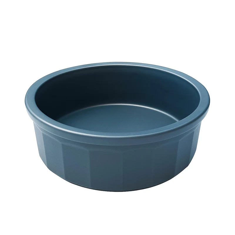 Healthy Surplus Pet Crock Bowl – Bol Durable en Plastique Épais, Anti-Renversement, Pour Chiens, Chats et Petits Animaux – Diamètre 8 pouces – Bleu – 48 oz – Usage Intérieur/Extérieur