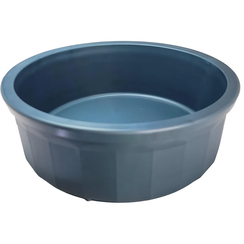 Healthy Surplus – Gamelle Pet Crock en plastique épais, résistante et non basculante, 9,75 po (96 oz) – Bleu, Jumbo