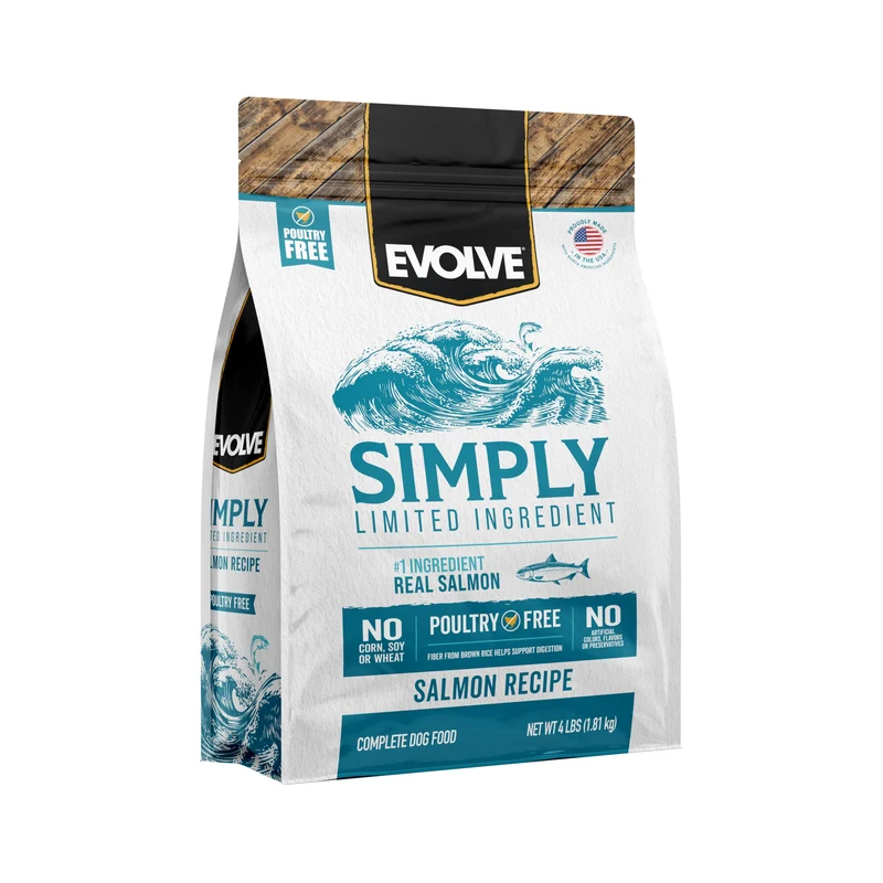 Evolve Simply Recette au Saumon — Ingrédients Limités, 4 Livres