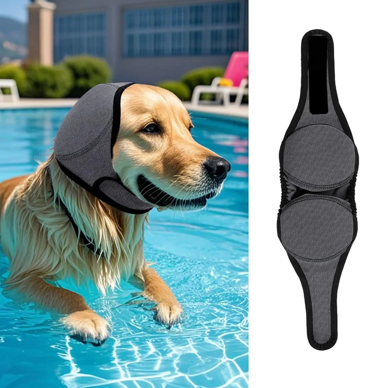 LIANZIMAU Couvre-oreilles pour chien – Protection contre l’eau et le bruit, réutilisable et ajustable