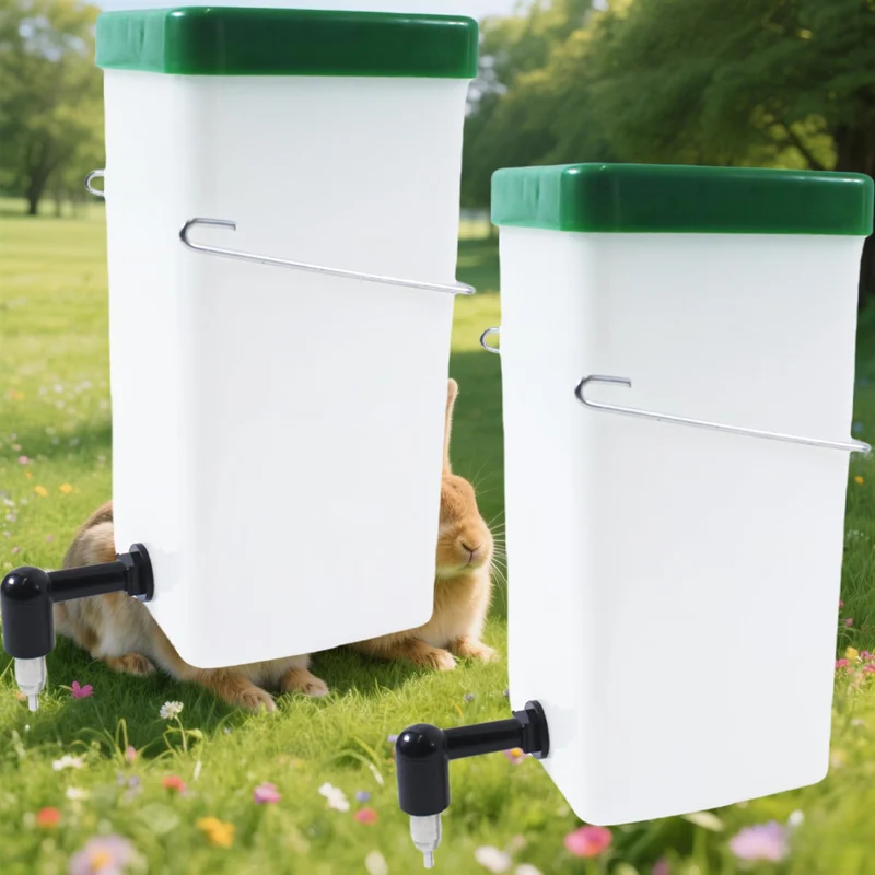 YGbridge Pack de 2 Bouteilles d'Eau 950 ml pour Cage – Petits Animaux (Claire)