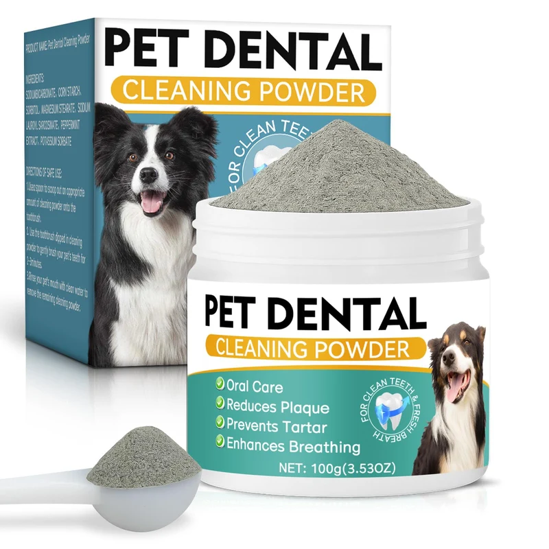 Erigathe Poudre Dentaire pour Chiens et Chats – Fraîcheur Naturelle et Hygiène Dentaire