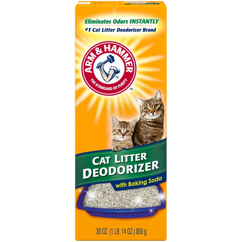 Arm & Hammer Désodorisant pour Litière de Chats – Bicarbonate de Soude, 30 oz