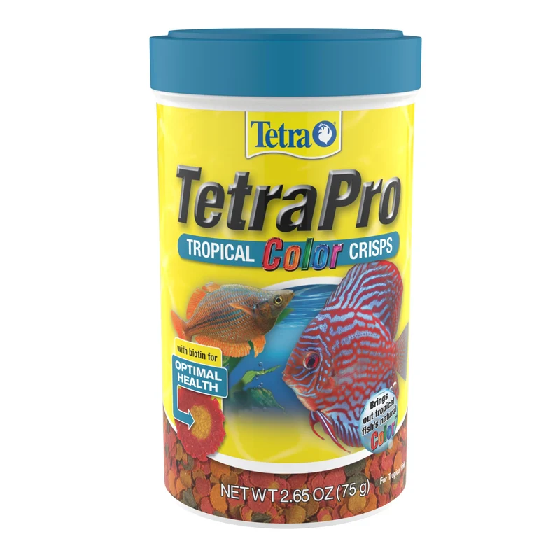 TetraPRO Color Crisps Tropical pour Poissons – 75 g | Tetra
