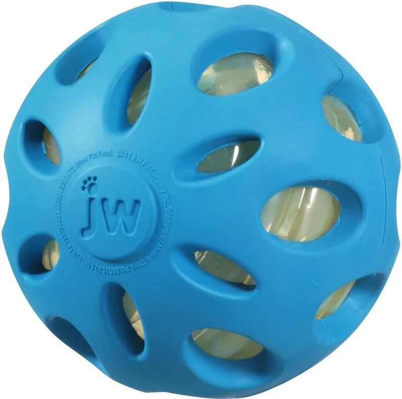 JW Pet Crackle Heads Crackle Ball – Petite | Jouet chien durable et croustillant