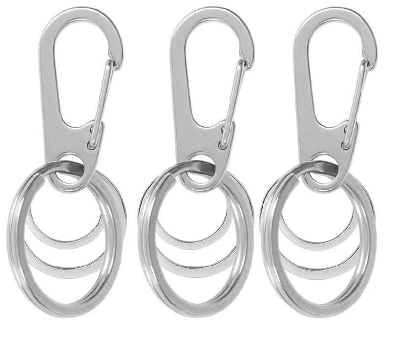 Losensild – Etiquettes d'identification pour animaux | Lot de 3 clips en acier inoxydable