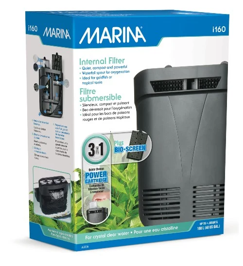 Filtre à moteur submersible Marina i160 - Pour aquariums jusqu’à 160 L (40 gal US)