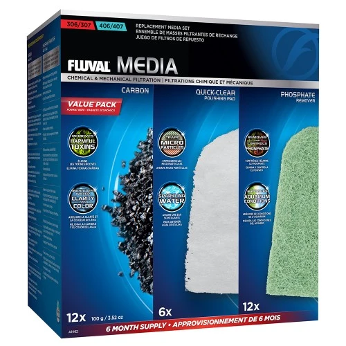 Ensemble économique de masses filtrantes pour filtre Fluval 307 / 407