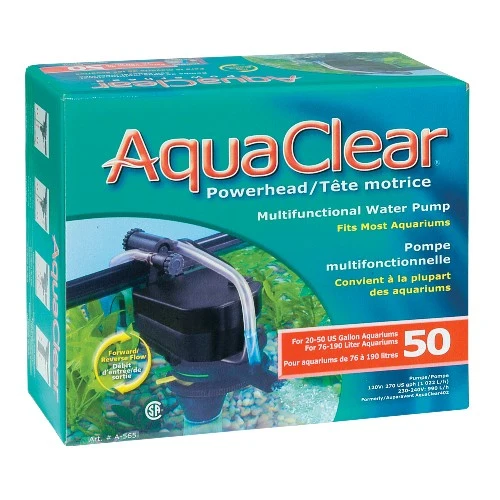 Tête motrice AquaClear, modèle 50, 189 L (50 gal US)