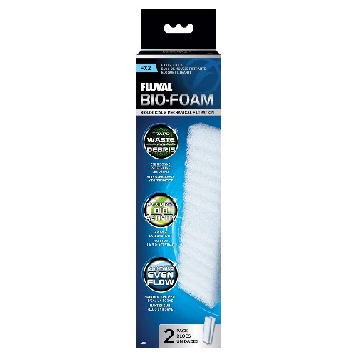 Blocs de mousse filtrante Bio-Foam pour filtre extérieur FX2 Fluval - Paquet de 2