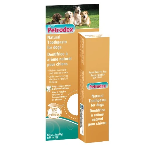Dentifrice naturel Petrodex pour chiens - 70 gr