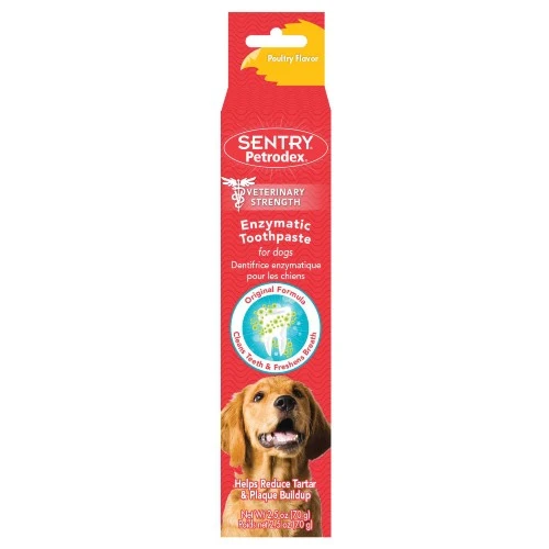 Dentifrice Petrodex Sergeant’s pour chiens - Saveur de poulet - 70 gr