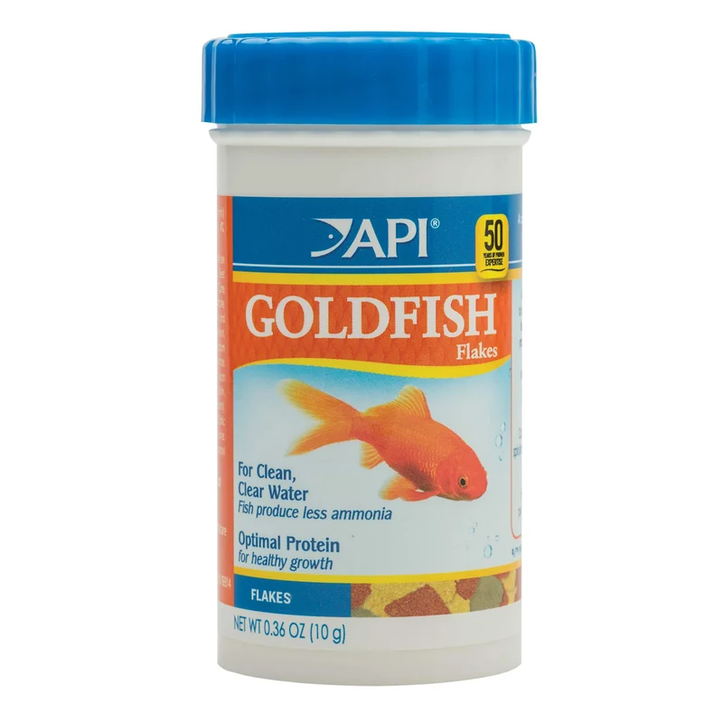 API GOLDFISH FLAKES – Nourriture complète en flocons pour poisson rouge, 0,36 oz