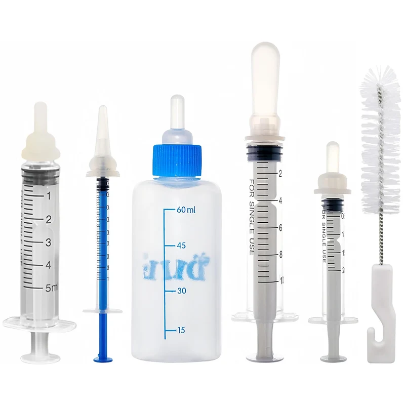 SLWHYZL Kit Biberon Chaton – Ensemble 1–60 ml pour chatons et petits animaux