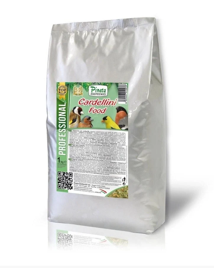 Nourriture Cardellini 3kg ( + Chia, Pissenlit ) - Pineta Zootecnisi