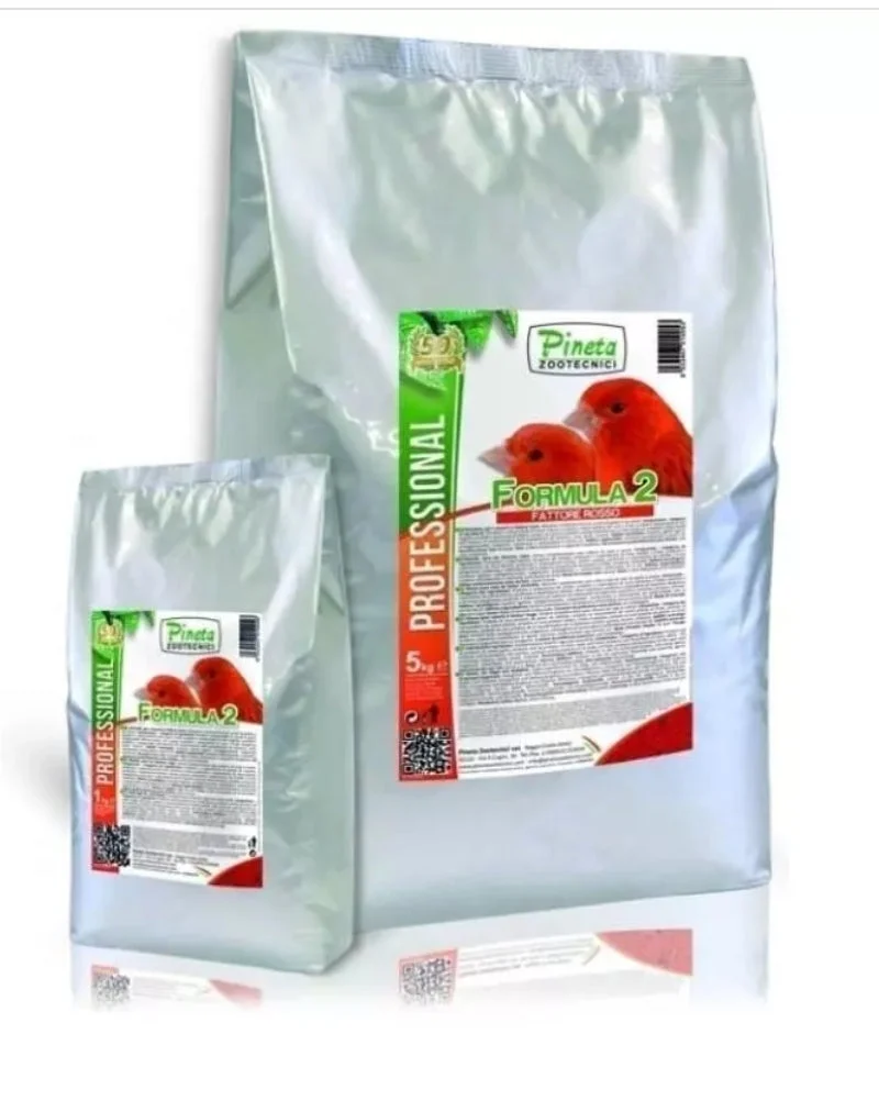 Formule 2 Fattore Rosso 5kg (+bêta-carotène et canthaxanthine) - Pineta Zootecnisi