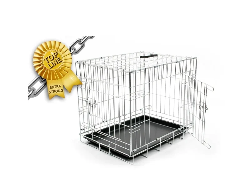 Duvo+ Cage métallique argent XL 107x77x71 cm